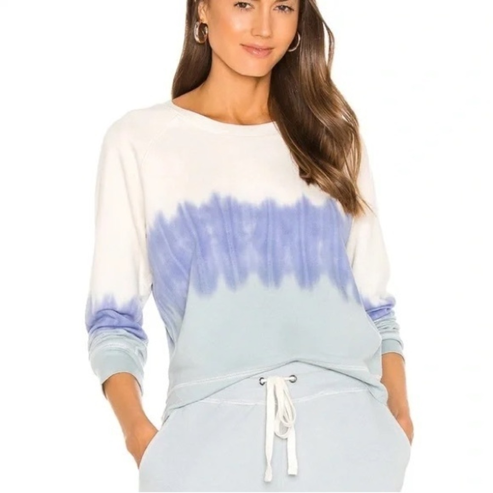 Rails Theo Ocean Tie Dye Crewneck Sweatshirt Size Large